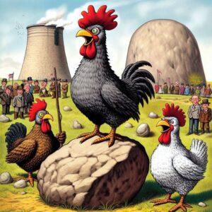 Plymouth Rock Chickens (2)